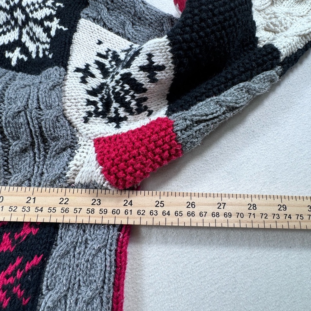 August Max Nordic Christmas Patchwork Snowflake C… - image 6